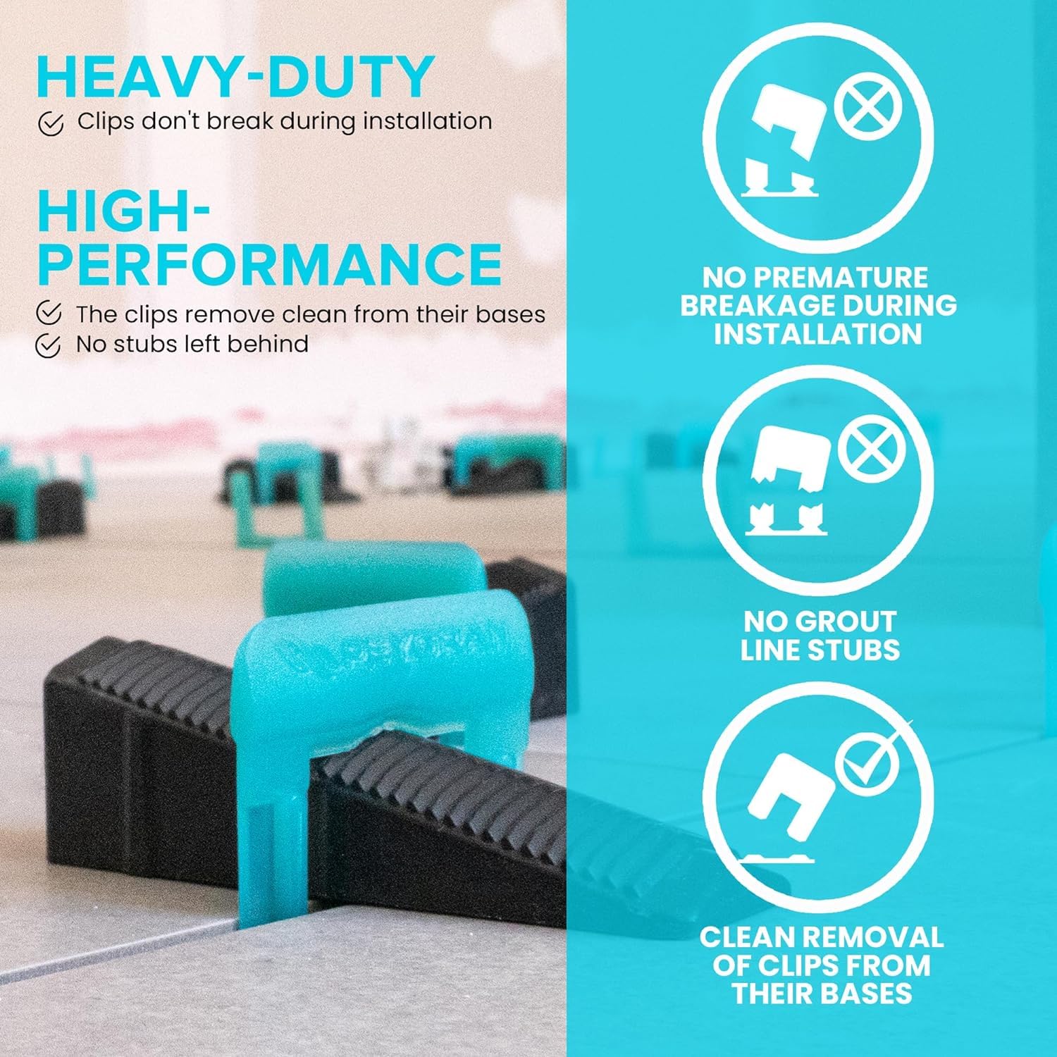 Peygran Compact Transparent Wedges heavy-duty high-performance design