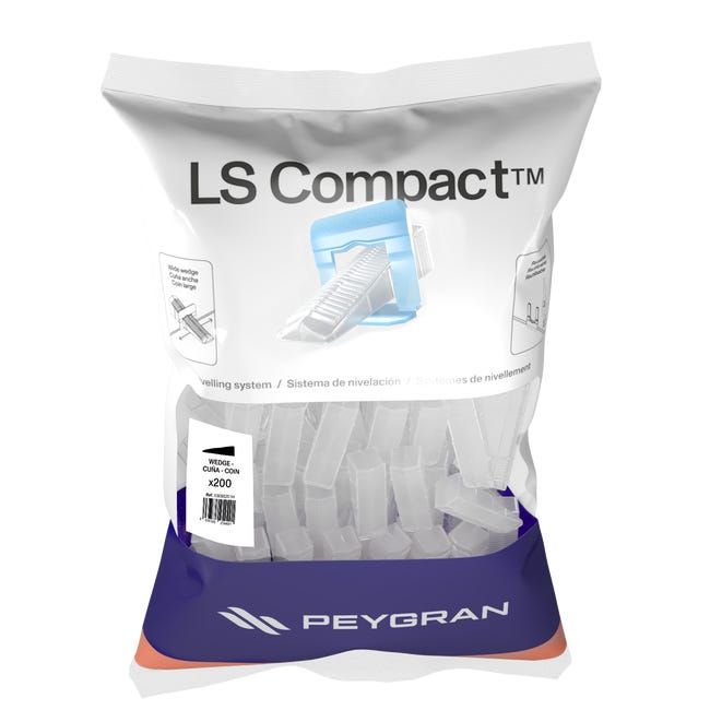 Peygran LS Compact transparent wedges in retail packaging