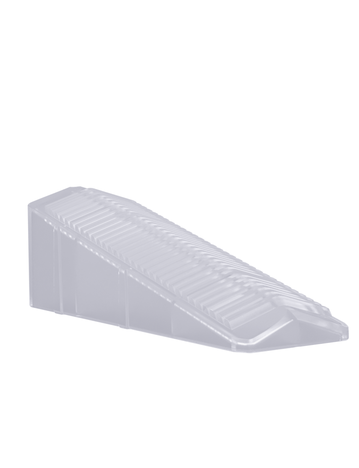 Peygran Compact Transparent Wedge close-up showing clear design